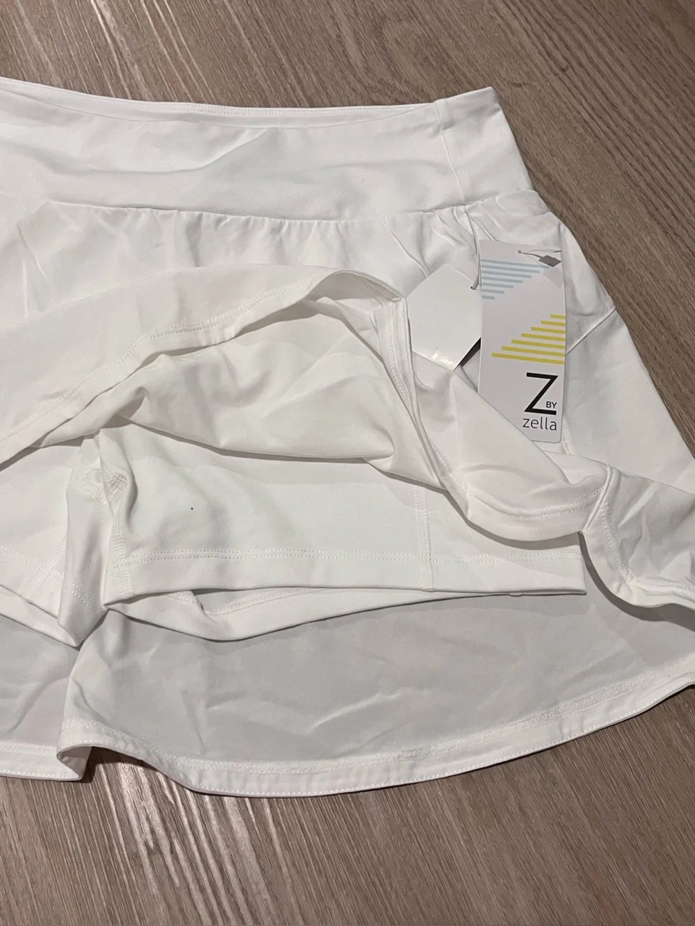 White Athletic Skirt